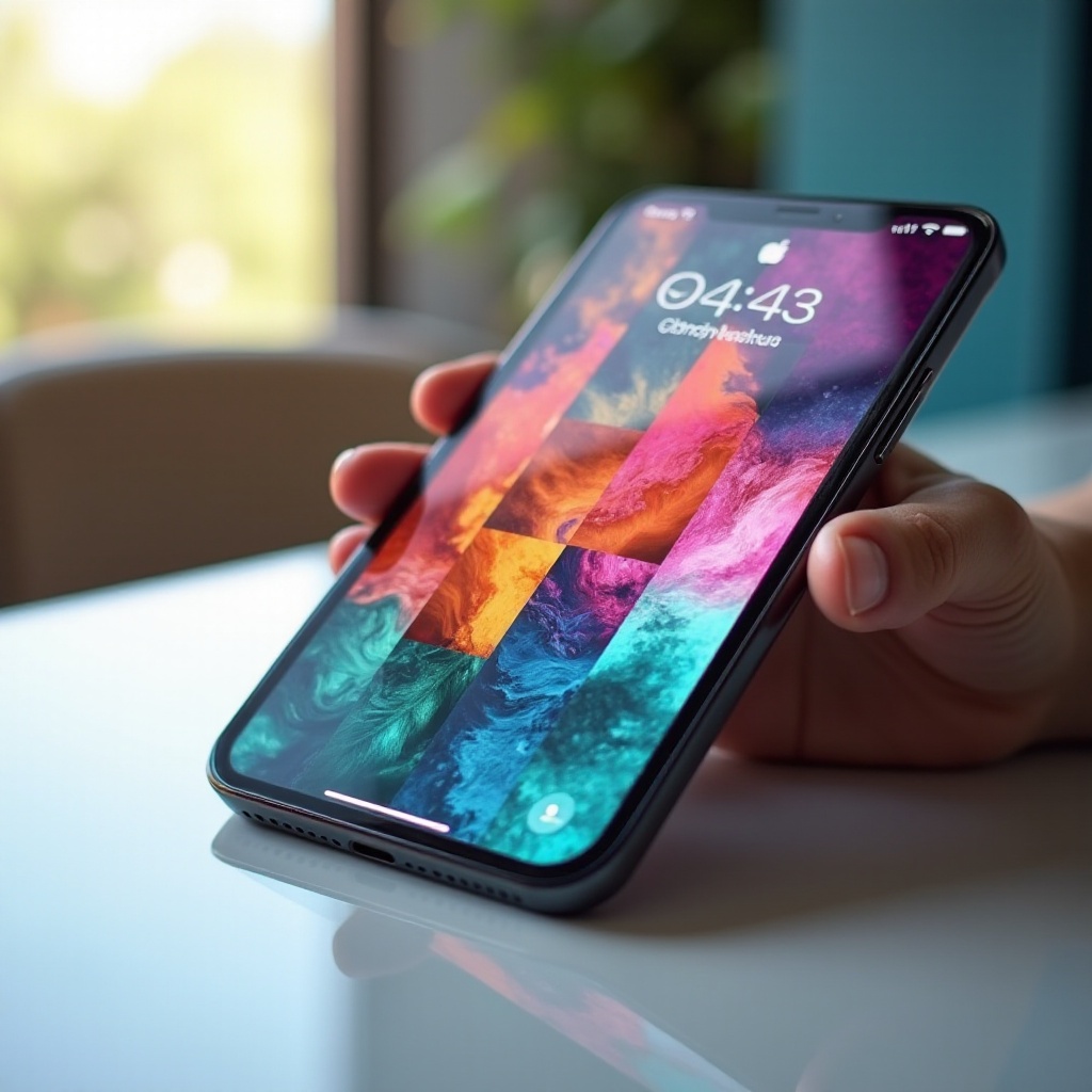 как сделать смену обоев на iPhone